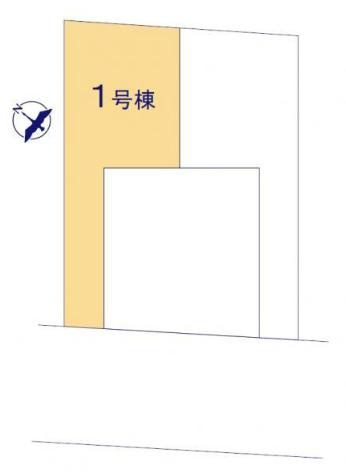 八王子市　大和田町　新築一戸建て　２４ー１期の区画図|～全3棟の新しいコミュニティーが誕生～