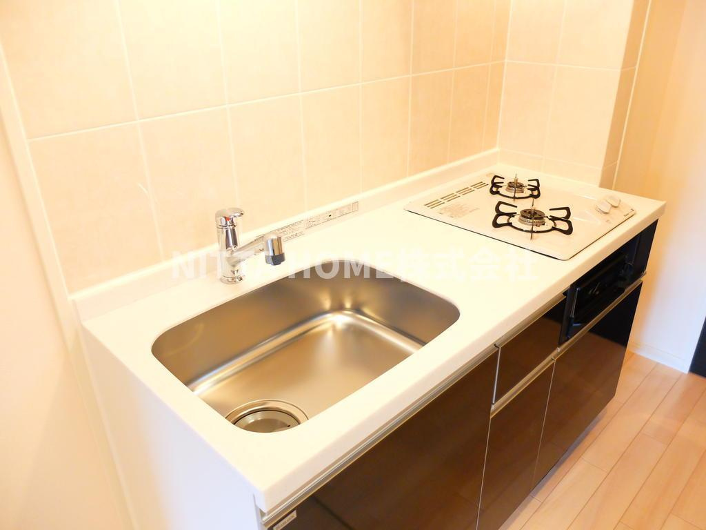 丹波篠山市杉のアパートのキッチン|システムキッチンもあります◆