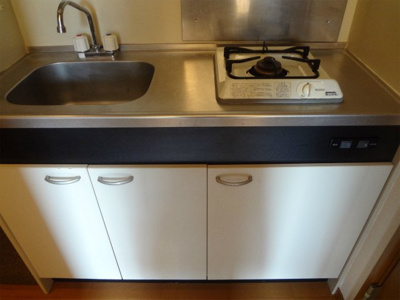 【キッチン】 | プランドール | まな板が置けるガスキッチン（同一仕様写真）