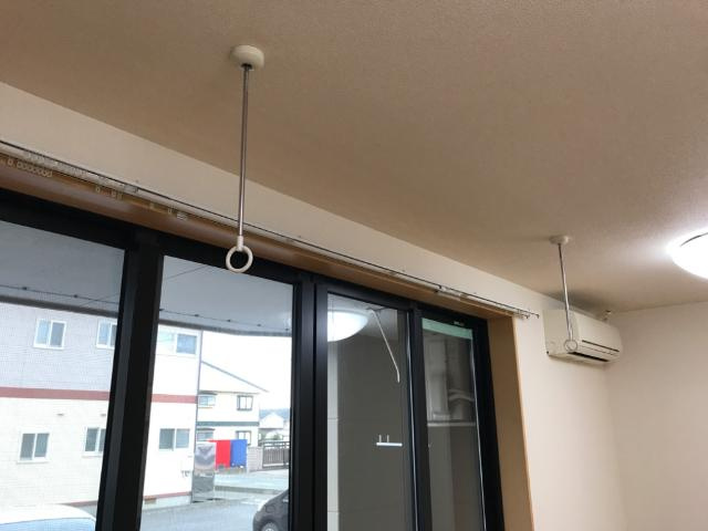 ウイステリアハウスのその他|室内物干し（イメージ）