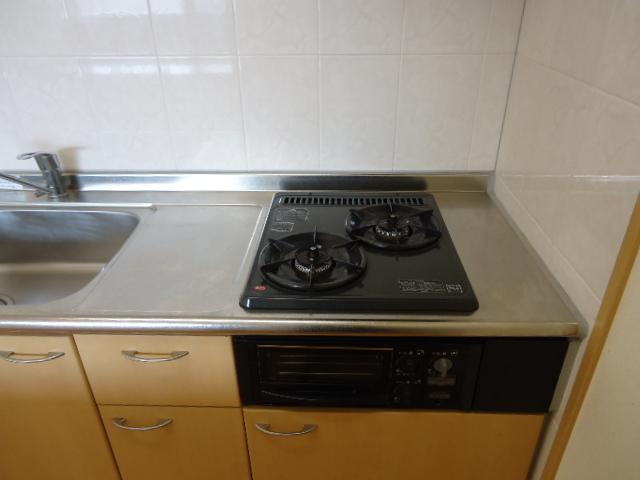 ウイステリアハウスのキッチン|２口ガスコンロ（イメージ）