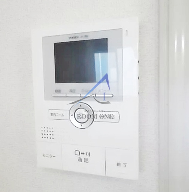 スプリングヒルのセキュリティ|モニター付きインターホンです。