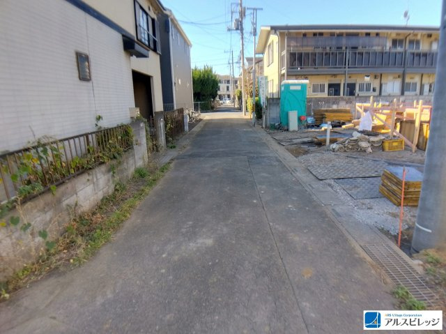 新築／富士見市水谷東第10　全２棟の前面道路含む現地写真|前面道路の様子です