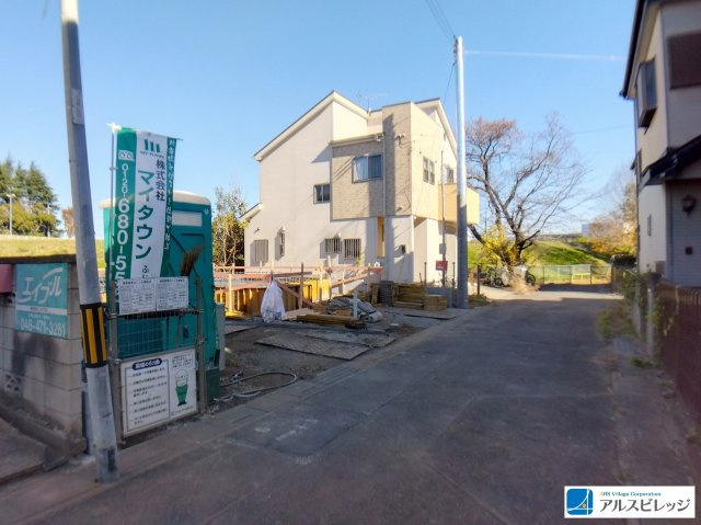 新築／富士見市水谷東第10　全２棟の前面道路含む現地写真