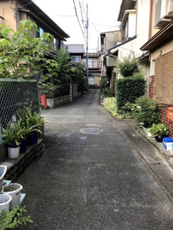 【前面道路含む現地写真】 | 右京区嵯峨野宮ノ元町　建築条件なし