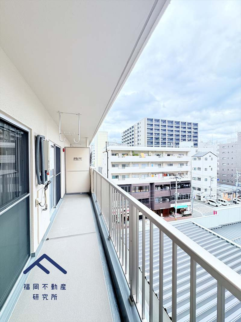 住吉ハイツのバルコニー