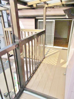 【バルコニー】 | 越谷市恩間戸建 | 2015年10月撮影