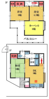 【間取り】 | 越谷市恩間戸建