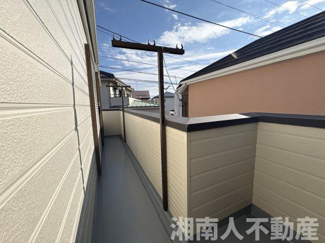 茅ヶ崎市出口町　中古戸建のバルコニー|陽当たり良好なバルコニーです