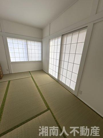 茅ヶ崎市出口町　中古戸建の和室|落ち着いた雰囲気の和室付きです