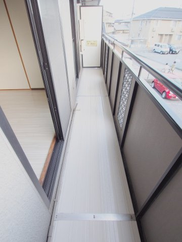 セジュールＮＡＫＡＭＵＲＡのバルコニー