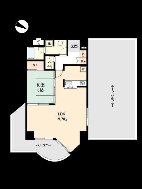 ロイヤルビュー川奈の間取り