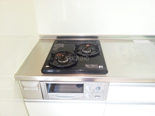 メゾン　ド　グランメールのキッチン|ガスコンロ2口設置！