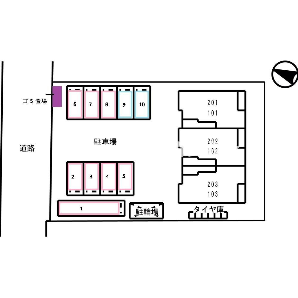 ベルフランの区画図
