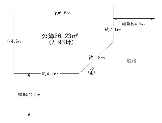【土地図】 | 板橋区宮本町　売地 | 本蓮沼駅徒歩10分、東南角地の開放感ある立地