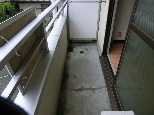 レパードマンションのバルコニー|ベランダスペースです。