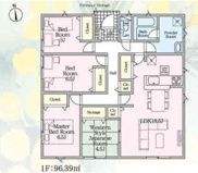 Cradle garden加須市水深第3【平屋】新築住宅の画像