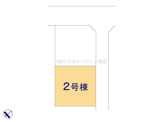 鴻巣市天神5丁目　新築戸建　ブルーミング02の区画図