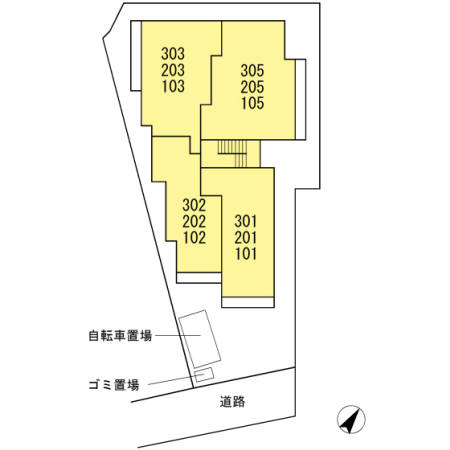 フォンターナの区画図