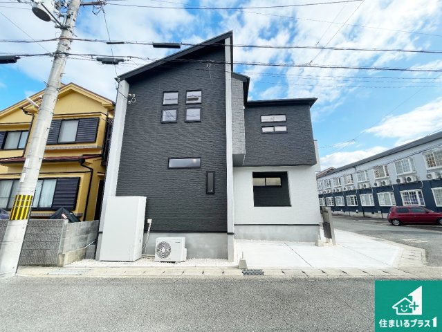 亀岡市余部町天神又　新築一戸建ての外観|安心の10年保証！外観を美しく保ち、雨水で汚れを落とします！気になることがありましたら、お気軽にお問い合わせください！