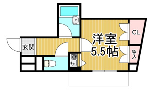 プレステージ中野の間取り