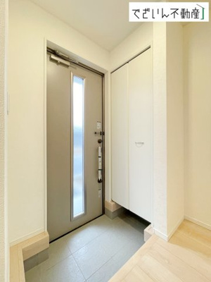 【玄関】 | Cradle garden加須市水深第3【平屋】新築住宅 | ≪5号棟≫
現地(2026年3月撮影)