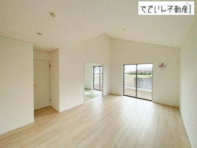 【居間・リビング】 | Cradle garden加須市水深第3【平屋】新築住宅 | ≪5号棟≫
現地(2026年3月撮影)