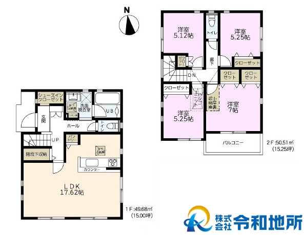 新築戸建　茅ヶ崎市赤羽根　の間取り|家族分の居室と収納を確保したファミリータイプ4LDKの間取り☆彡ご不明点・現地見学のご希望は、お気軽にお問い合わせください。