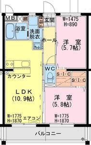 トレジャー　ビルドの間取り
