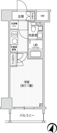 レジディア笹塚Ⅱ
