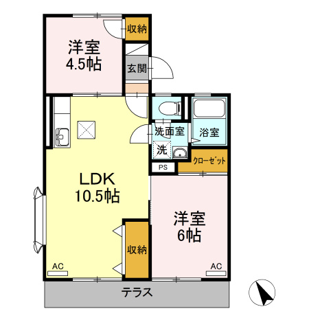 【間取り】 | グリーンハイツ