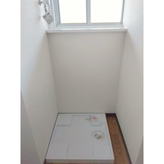 セントラルビルの洗面所|嬉しい脱衣所あり