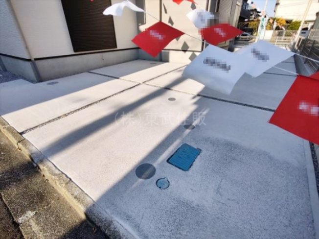 【駐車場】 | ふじみ野市元福岡3期　全2棟　２号棟 | カースペース２台可