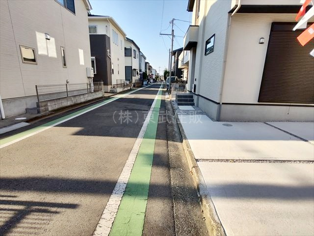 【前面道路含む現地写真】 | ふじみ野市元福岡3期　全2棟　２号棟 | 閑静な住宅地です