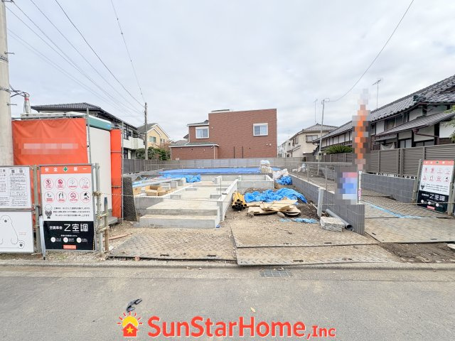 【サンスターホーム】福生市熊川　全館空調住宅1号棟の外観