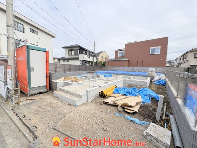 【サンスターホーム】福生市熊川　全館空調住宅1号棟の外観