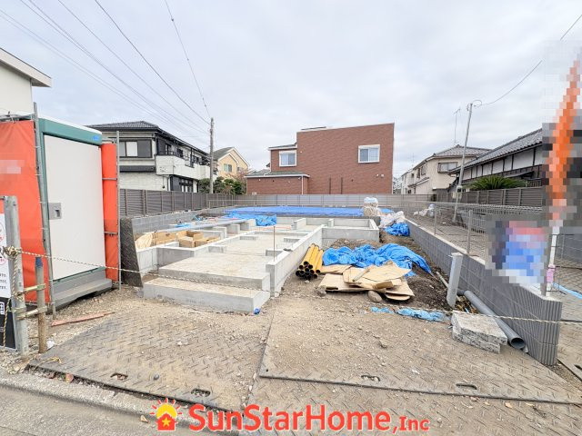 【サンスターホーム】福生市熊川　全館空調住宅1号棟の外観
