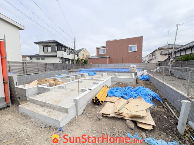 【サンスターホーム】福生市熊川　全館空調住宅1号棟の外観