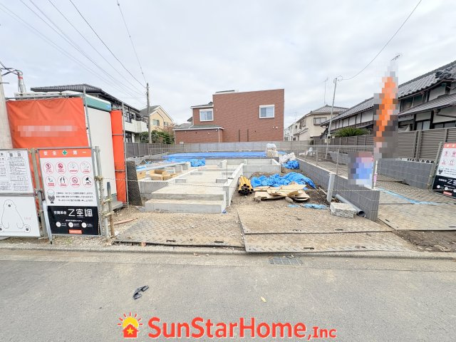 【サンスターホーム】福生市熊川　全館空調住宅1号棟の外観