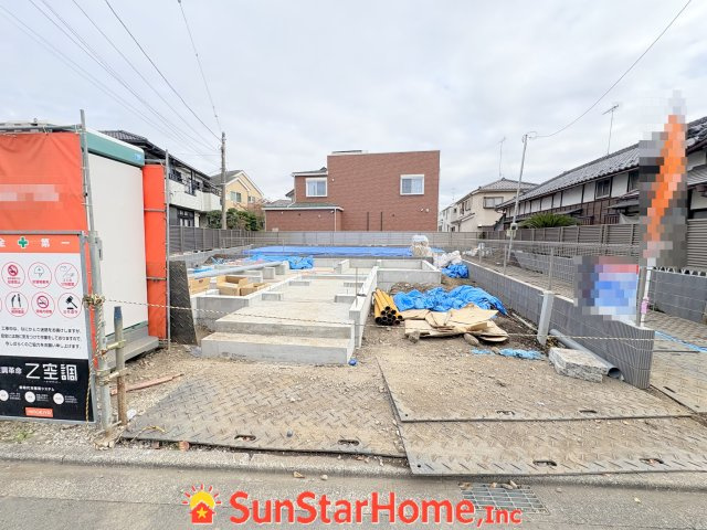 【サンスターホーム】福生市熊川　全館空調住宅1号棟の外観