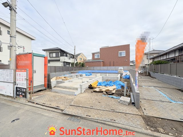 【サンスターホーム】福生市熊川　全館空調住宅1号棟の外観