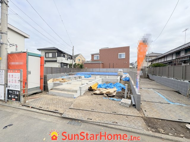 【サンスターホーム】福生市熊川　全館空調住宅1号棟の外観