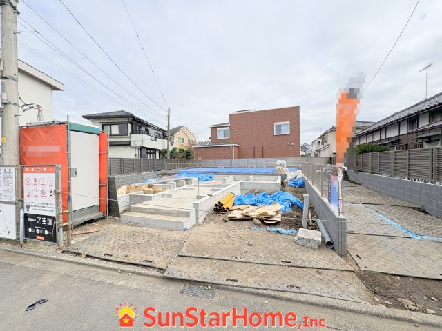 【サンスターホーム】福生市熊川　全館空調住宅1号棟の外観
