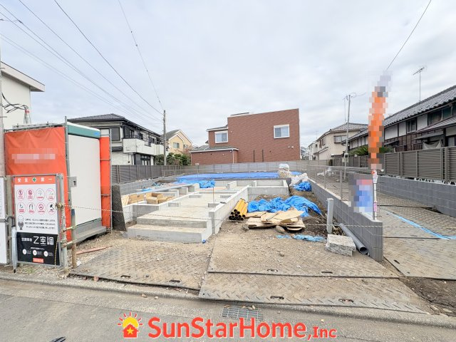 【サンスターホーム】福生市熊川　全館空調住宅1号棟の外観