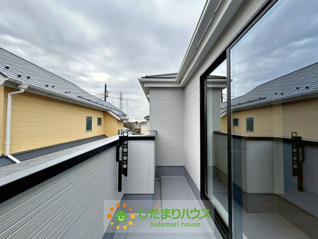 白岡市岡泉　新築一戸建て　リナージュのバルコニー