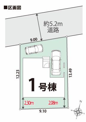 白岡市岡泉　新築一戸建て　リナージュの区画図|全１棟