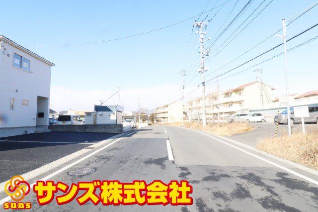 郡山市安積町荒井字柴宮山　　　1号棟　　朝日が丘小学校、郡山第７中学区の外観|北側前面道路