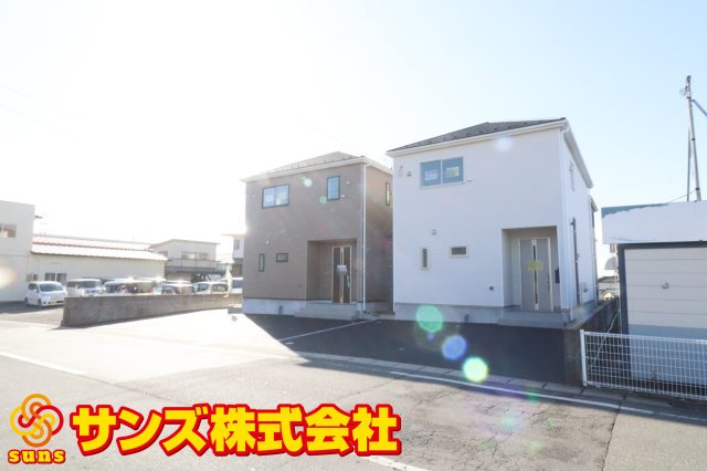 郡山市安積町荒井字柴宮山　　　1号棟　　朝日が丘小学校、郡山第７中学区の外観|北西側から見た外観