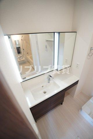 ヴィラージュの洗面所