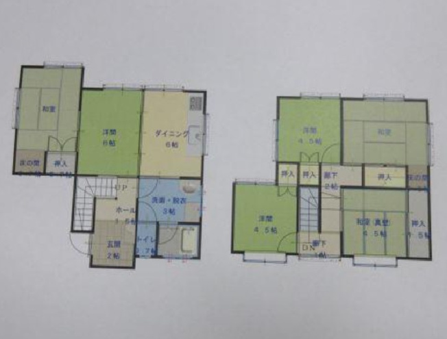 【間取り】 | 間取りは6DKになります。